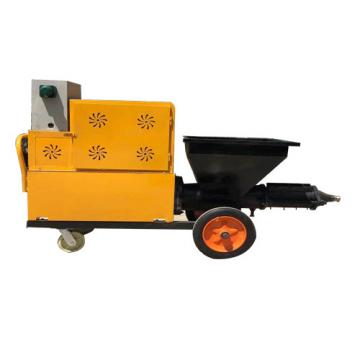 Electric diesel cement mortar spraying machine for wall plastering