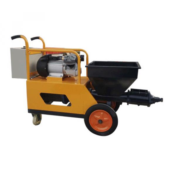 China electric cement wall plastering machine with low cost