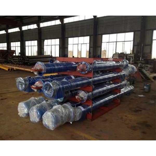 Tubular ready-mixed cement screw conveyor 168mm for sale