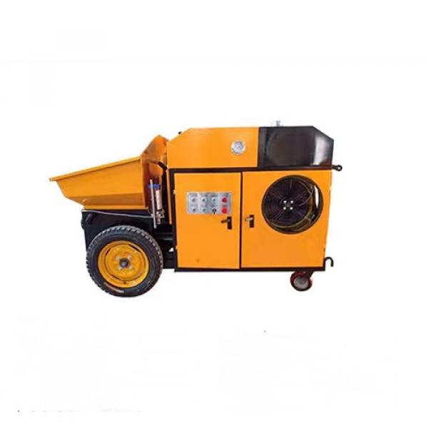 Portable electric concrete pump for construction